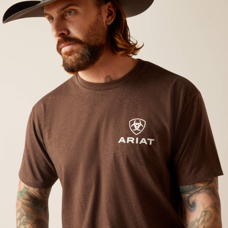 Camiseta ARIAT para hombre con círculos de contorno 10047893 