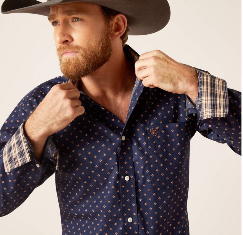 ARIAT Men's Wrinkle Free Kaiser Classic Fit Shirt 10047203