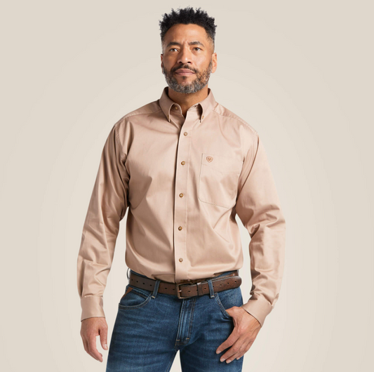 Camisa clásica de sarga lisa ARIAT para hombre 10000505
