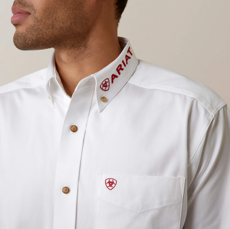 ARIAT Men's Team Logo Twill Classic Fit Shirt 10040911