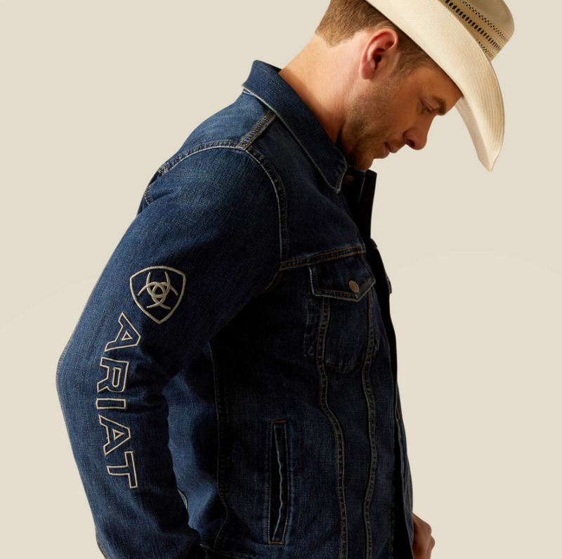 ARIAT MEN'S Denim Team Trucker Jacket 10048255