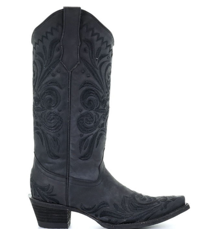 CORRAL BOOTS Women's Circle G By Corral® LD Black Filigree L5433