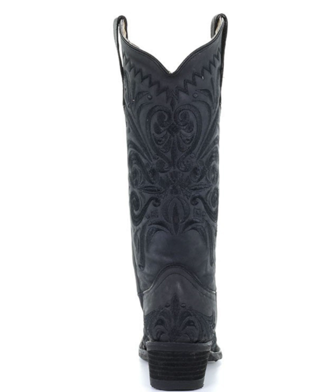 CORRAL BOOTS Women's Circle G By Corral® LD Black Filigree L5433