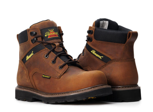 THOROGOOD Men's Job Site Series  6″ Waterproof Round Composite Toe 804-4143