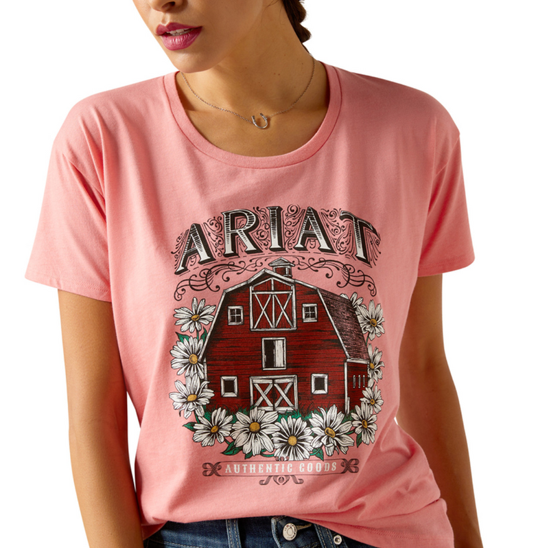 Women's Ariat Floral Farm Short Sleeve T-shirt 10051766