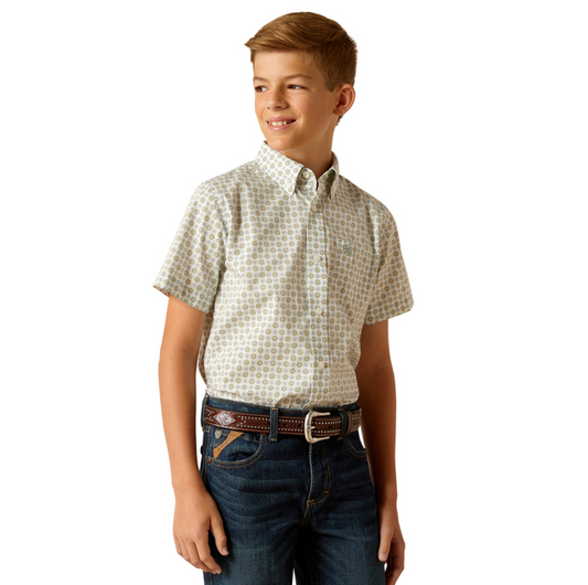 Camisa de manga corta Eduardo para niño ARIAT 10051407