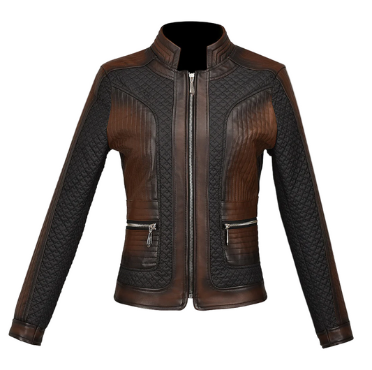 Chaqueta de piel de cordero auténtica para mujer CUADRA JC245