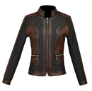 CUADRA Women's Genuine Leather Lamb Jacket