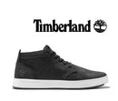 TIMBERLAND TREE Men's Davis Square Leather Sneakers, Black