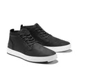 TIMBERLAND TREE Men's Davis Square Leather Sneakers, Black