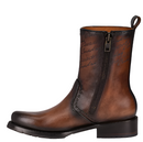 CUADRA Men's Satro Chestnut Laser & Woven Toe Casual Western Boot CU625