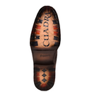 CUADRA Men's Satro Chestnut Laser & Woven Toe Casual Western Boot CU625