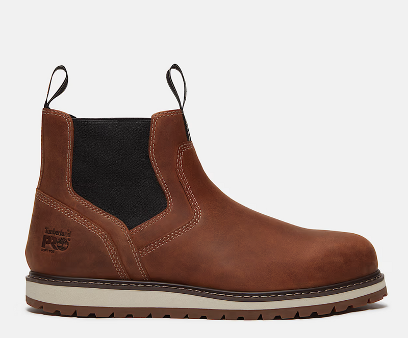 TIMBERLAND PRO Men's Irvine Wedge Chelsea Soft Toe Work Boot TB0A66BUEM4
