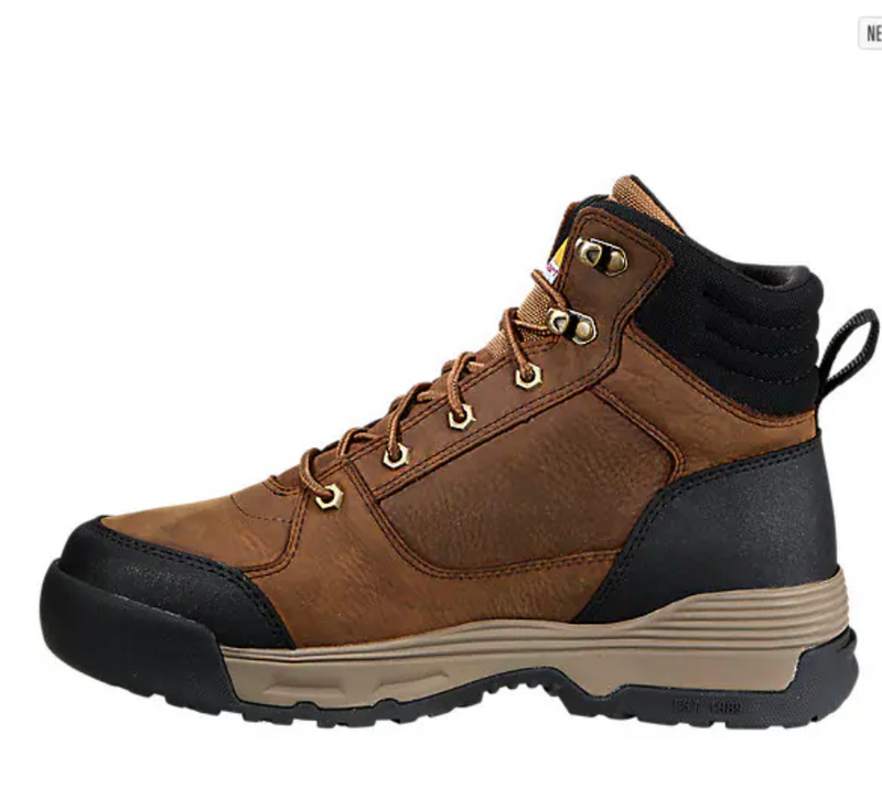 CARHARTT Men's Force HD 6" Waterproof Soft Toe Work Boot , Brown