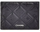 CUADRA Men's Genuine Leather Azteca Wallet, Black