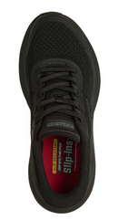 SKECHERS Woman's Slip-ins Work Slip-Resistant: Max Cushioning Endeavour Serlah, Black