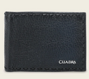 CUADRA Men's Genuine Leather Wallet, Blue & Black