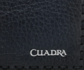 CUADRA Men's Genuine Leather Wallet, Blue & Black