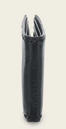 CUADRA Men's Genuine Leather Wallet, Blue & Black