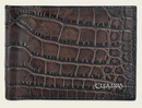CUADRA Men's Genuine Leather Wallet, Chocolate