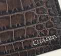 CUADRA Men's Genuine Leather Wallet, Chocolate