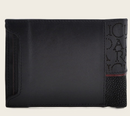 CUADRA Men's Genuine Leather Wallet, Black