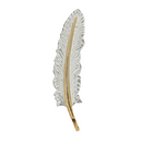 EL GENERAL Two-Tone Metal Hat Feather 45003
