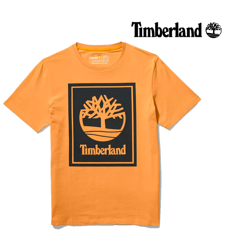Timberland hot sale logo shirt