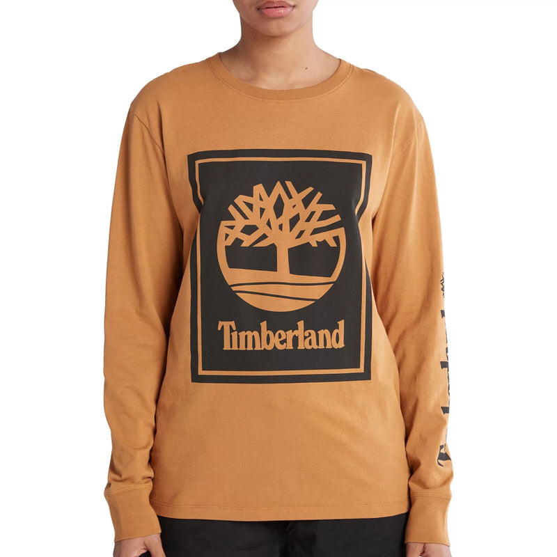 TIMBERLAND Men's LS Stack Logo Tee TB0A2CMK