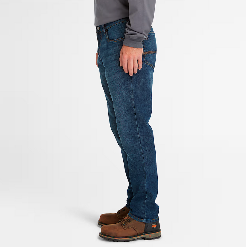 TIMBERLAND PRO Men's Ballast Athletic-Fit Flex 5-Pocket Jeans TB0A55S7BJ5
