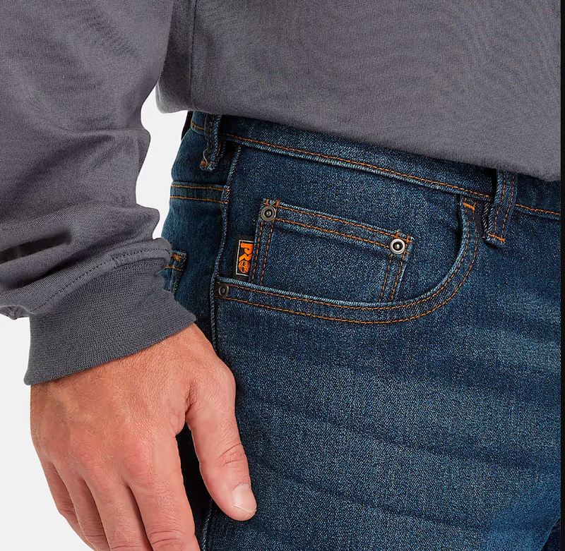TIMBERLAND PRO Men's Ballast Athletic-Fit Flex 5-Pocket Jeans TB0A55S7BJ5