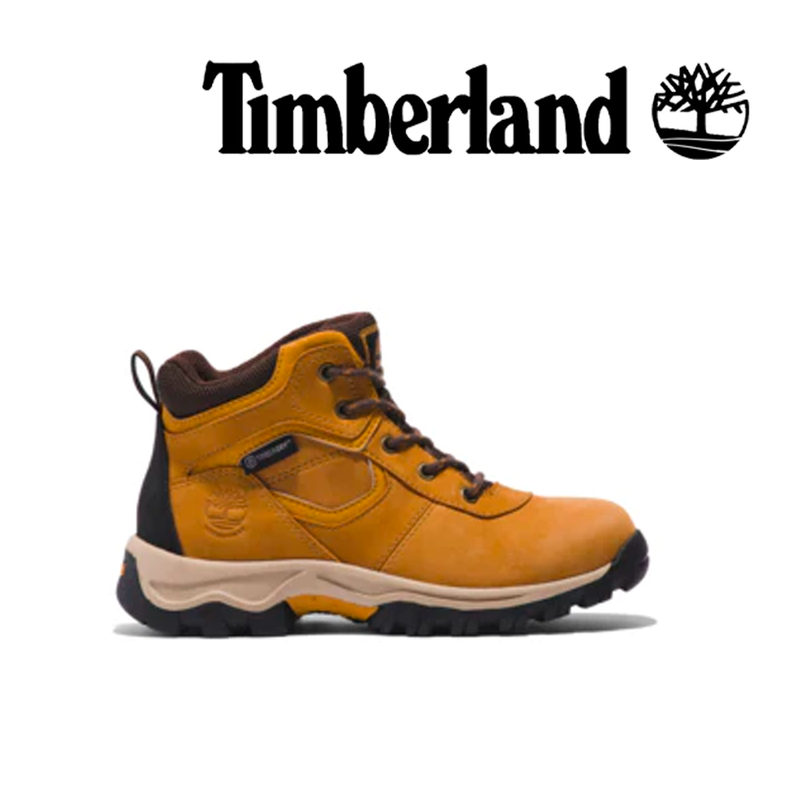 TIMBERLAND Junnior's Mt. Maddsen Waterproof Mid Hiker Wheat Nubuk TB0A67MV