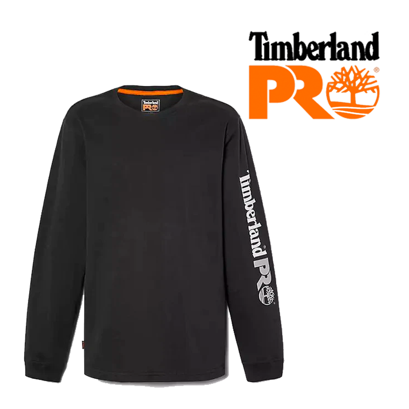 TIMBERLAND PRO Men's Core Logo Long-Sleeve T-Shirt TB0A6ESB001