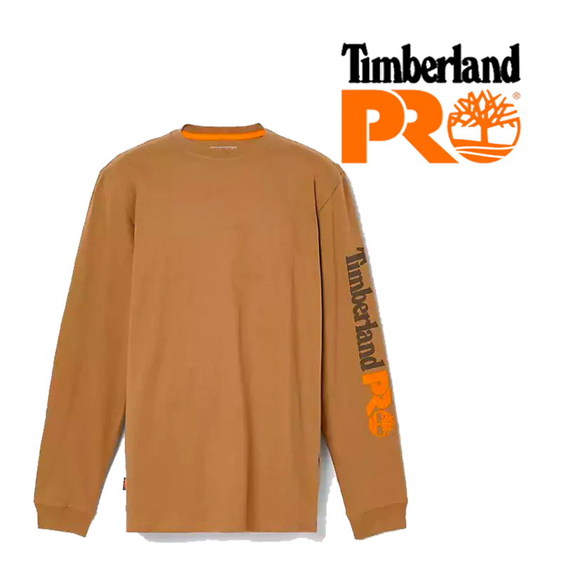 Camiseta de manga larga con logotipo TIMBERLAND PRO para hombre TB0A6ESBD02