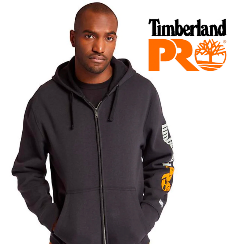 Timberland Pro Men s Hood Honcho Sport Full Zip Hoodie Black