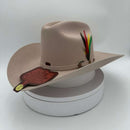 TOMBSTONE Men's 50X Beaver Fur Malboro Cowboy Hat, Beige