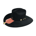 TOMBSTONE Men's 50X Chaparral Beaver Fur Cowboy Hat ,Black