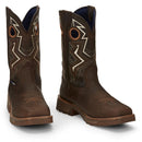 TONY LAMA Men's Force 11 Inch Wide Square Composite Toe Waterproof Work Boot