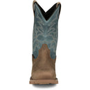 TONY LAMA Men's Roustabout 11" Steel Toe Waterproof Work Boot, Tan