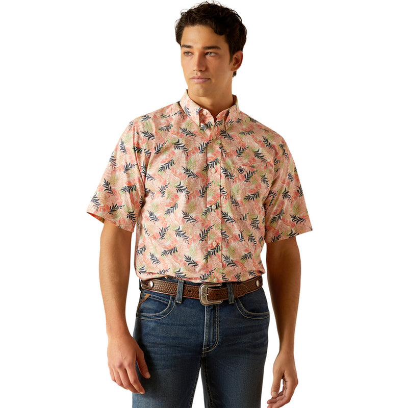 ARIAT Men's TY Fitted Short Sleeve Shirt 10048423