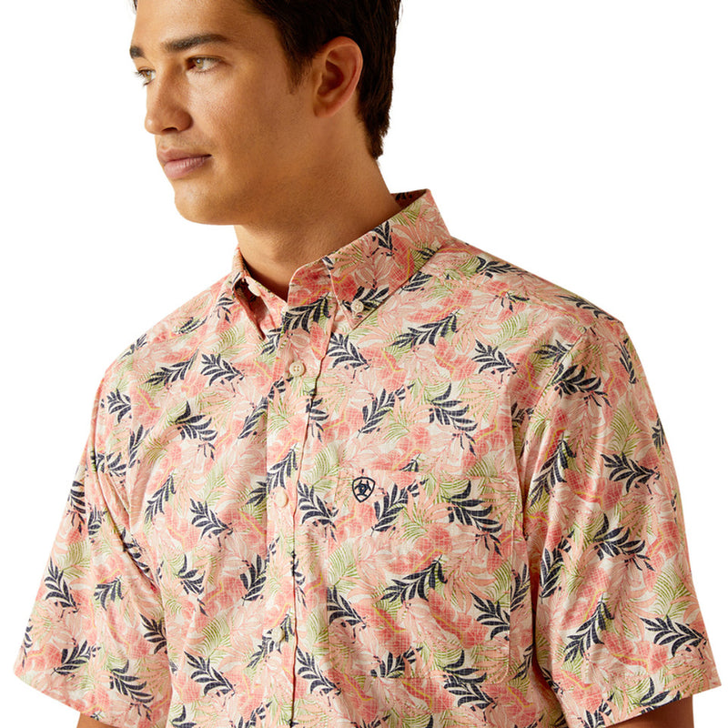ARIAT Men's TY Fitted Short Sleeve Shirt 10048423