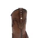 CUADRA Women's Santana Bovine Embroidery & Studs Zipper Western Boot CU769