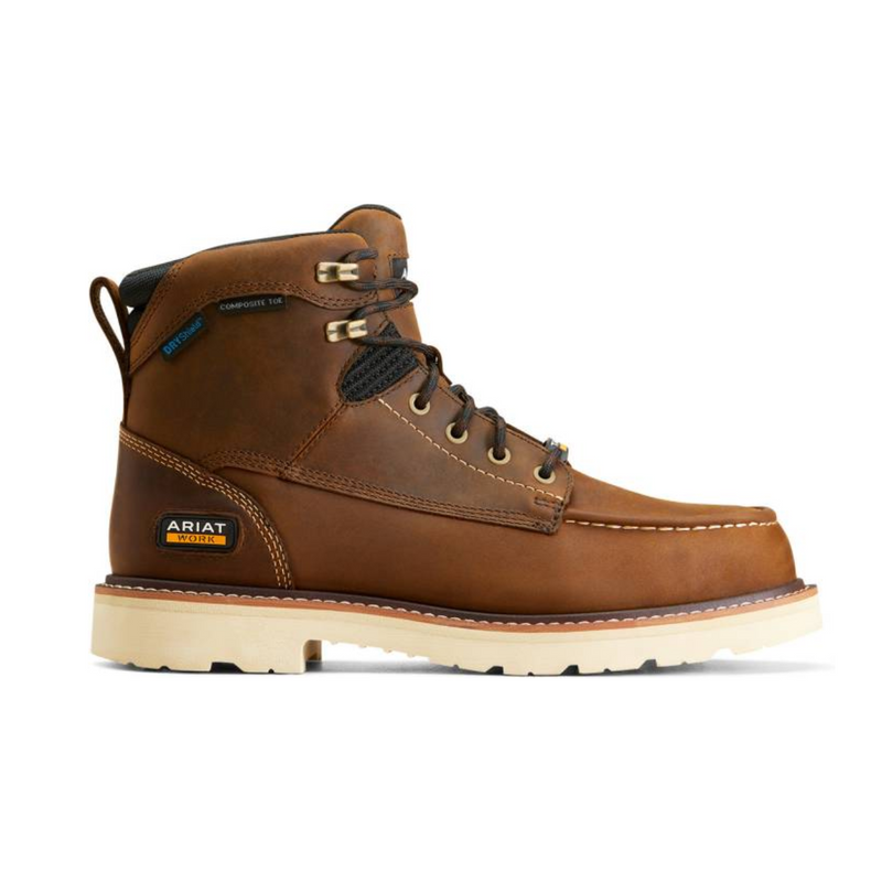 ARIAT Men's Rebar Lift 6 Inch Waterproof Composite Toe Work Boot 10046876