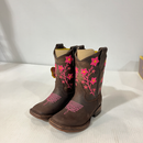 JAR BOOTS Kid's Western Boots Square Toe 2350, Chocolate