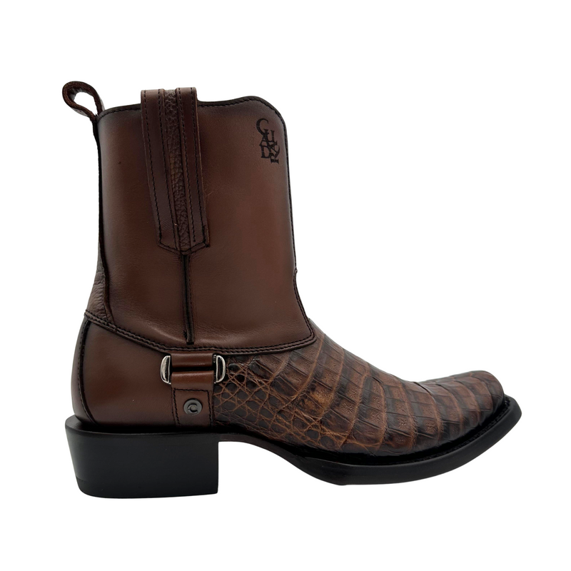 CUADRA Men's Atlantic Paja Fuscus Lomo Belly Leather Western Boot CU936