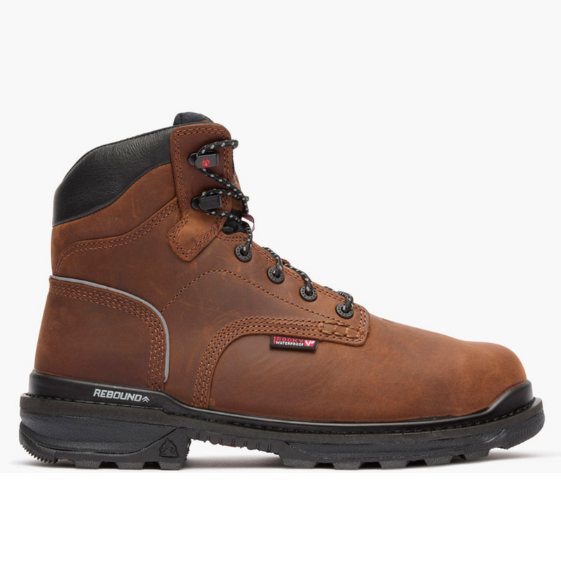 ROCKY Men's Rams Horn 6 Inch Composite Toe Waterproof Work Boot