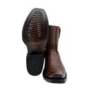 CUADRA Men's Atlantic Paja Fuscus Lomo Belly Leather Western Boot CU936