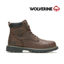WOLVERINE Men's  Floorhand Waterproof Steel Toe Work Boot, Brown