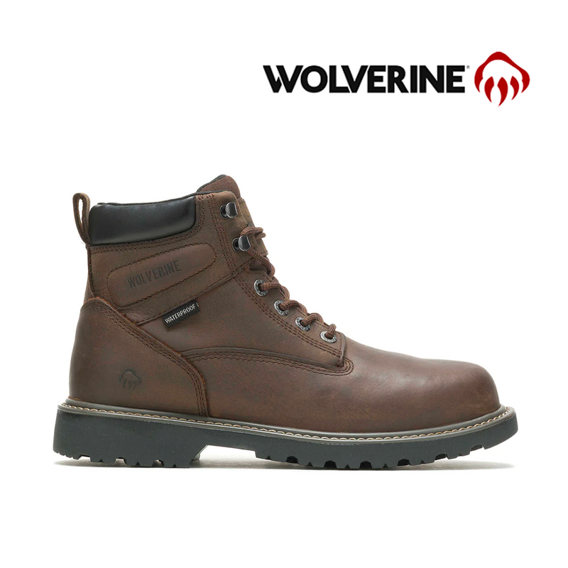 WOLVERINE Men's FLOORHAND Waterproof Steel Toe Workboots W10633