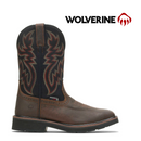 WOLVERINE Men's Rancher Waterproof Work Boot, Brown